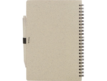 Блокнот А5 Toledo M, бежевый + ручка шариковая Pianta из пшеничной соломы, бежевый Блокнот А5 Toledo M, бежевый + ручка шариковая Pianta из пшеничной соломы, бежевый