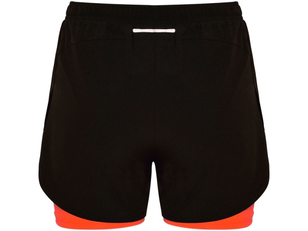 Шорты Lanus, черный/неоновый коралловый