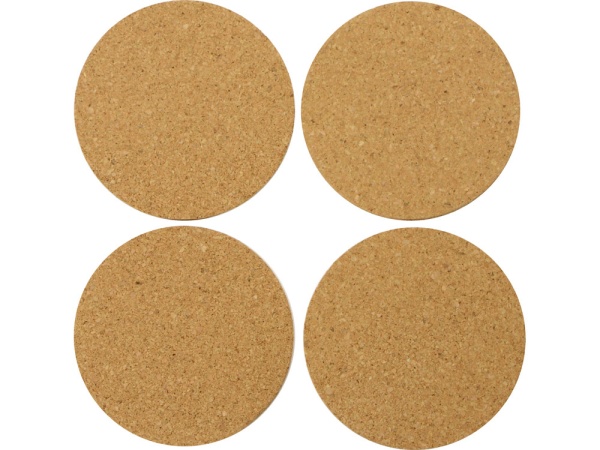 Набор костеров из пробки в хлопковом мешке Bali