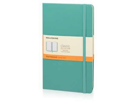Записная книжка Moleskine Classic (в линейку) в твердой обложке, Large (13х21см), морская волна Записная книжка Moleskine Classic (в линейку) в твердой обложке, Large (13х21см), морская волна