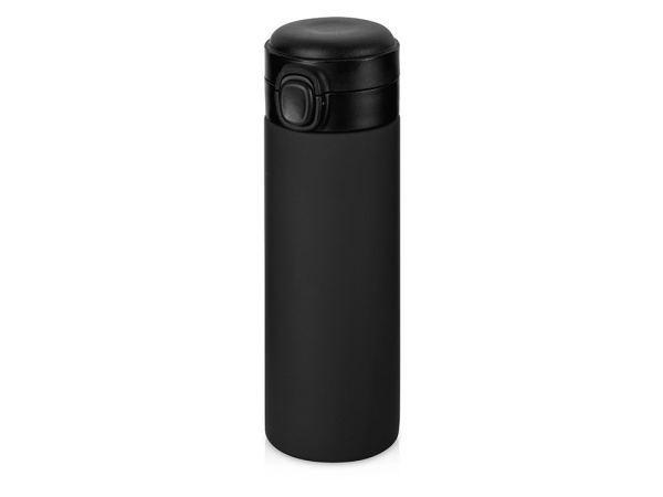 Вакуумная термокружка Waterline c кнопкой Guard, 400 мл, черный Вакуумная термокружка Waterline c кнопкой Guard, 400 мл, черный