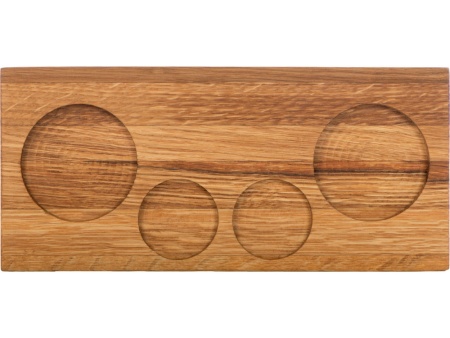 Набор для виски и коктейлей на подставке из дуба Savour