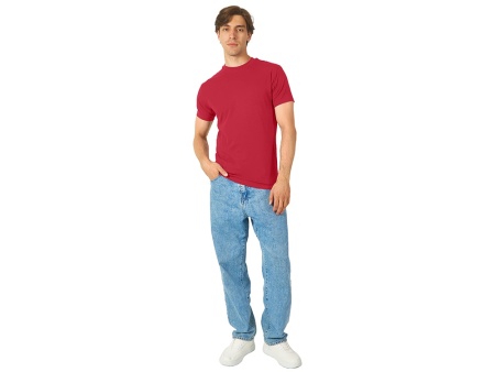 Футболка HD Fit короткий рукав с эластаном_2XL, мужская,красный