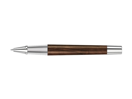 Ручка роллер TITAN WOOD R, синий, 0.7 мм, коричневый/серебряный Ручка роллер TITAN WOOD R, синий, 0.7 мм, коричневый/серебряный