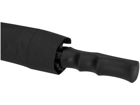 Зонт трость Spark полуавтомат 23, черный/лайм