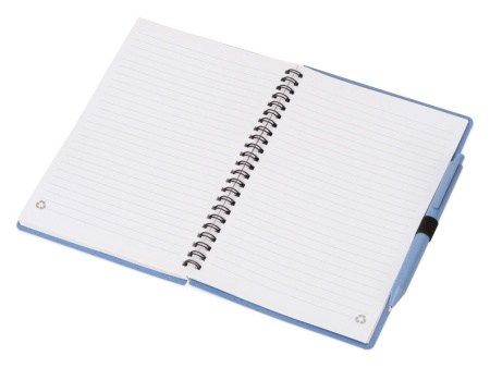 Блокнот А5 Toledo M с обложкой из пшеницы и пластика и шариковой ручкой Блокнот А5 Toledo M с обложкой из пшеницы и пластика и шариковой ручкой