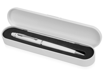 Ручка-стилус шариковая Фокстер, белый