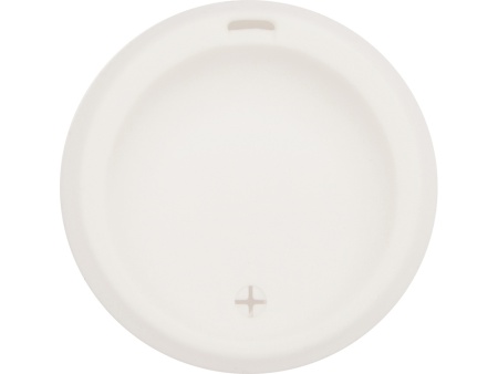 Стеклянный стакан Monday с силиконовой крышкой и манжетой, 350мл, белый