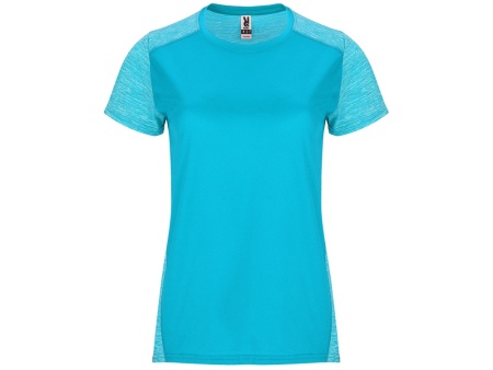 Спортивная футболка Zolder женская, бирюзовый/меланжевый бирюзовый
