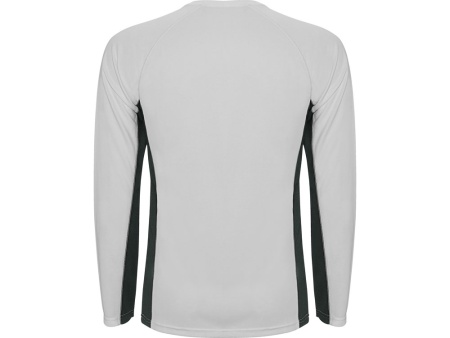 Футболка Shanghai  мужская с длинным рукавом, белый/графитовый
