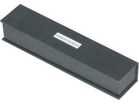 Ручка шариковая Charles Jourdan модель Eclipse в футляре, черный