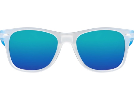 Очки солнцезащитные с зеркальными линзами Partymaker, синий