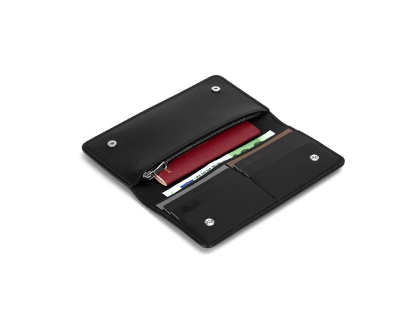 Бумажник Клайд, черный Бумажник Клайд, черный