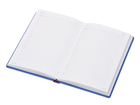 Ежедневник недатированный А5 Velvet, ярко-синий Ежедневник недатированный А5 Velvet, ярко-синий