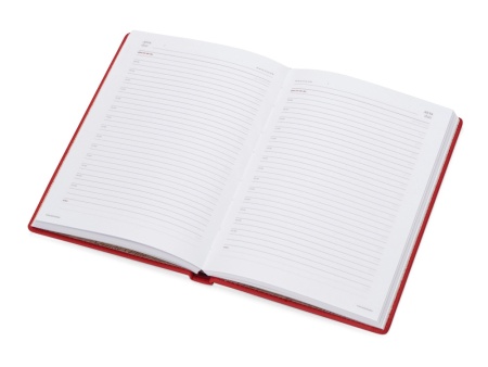 Ежедневник недатированный А5 Velvet, красный Ежедневник недатированный А5 Velvet, красный