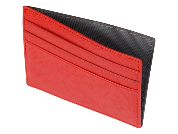 Чехол для карточек и купюр Weekend из ПВХ, красный Чехол для карточек и купюр Weekend из ПВХ, красный