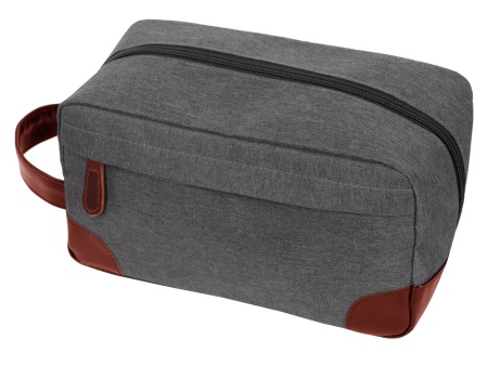 Несессер Fabrizio, серый/коричневый Несессер Fabrizio, серый/коричневый