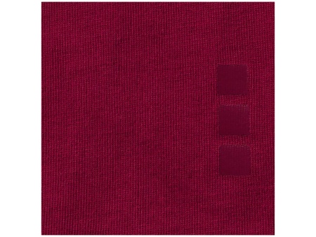 Nanaimo мужская футболка с коротким рукавом, бургунди