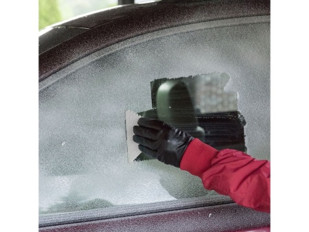 Треугольный скребок Frosty, белый