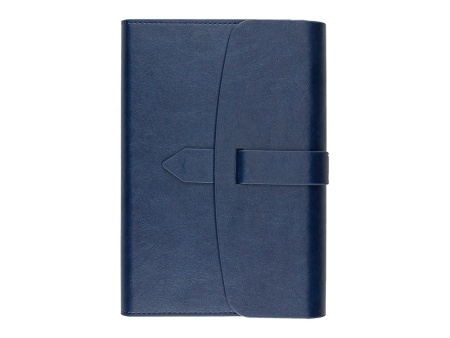 Ежедневник недатированный А5 Senate с магнитным клапаном, синий Ежедневник недатированный А5 Senate с магнитным клапаном, синий