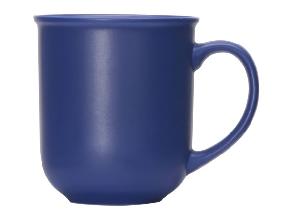 Матовая кружка Susan 380мл в цвете с двух сторон, синий