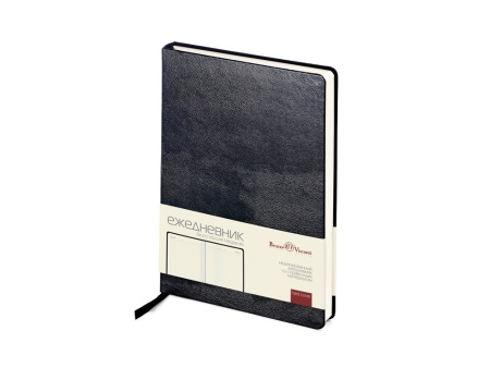 Ежедневник недатированный А5 Megapolis, черный Ежедневник недатированный А5 Megapolis, черный