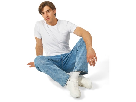 Футболка HD Fit короткий рукав с эластаном_XL, мужская,белый