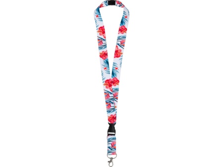 Ланъярд 2,5 см с карабином, межуровневым замком и замком обрыва