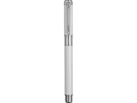 Ручка роллер Waterman Perspective Pure White CT F, белый/серебристый
