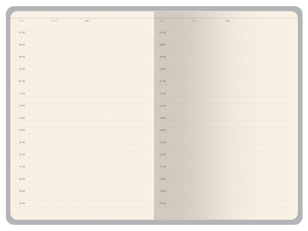 Ежедневник недатированный А5 Bosforo, синий