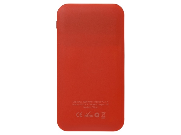 Беспроводной внешний аккумулятор Impulse, 4000 mAh