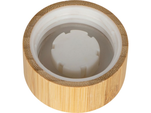 Бутылка из переработанного пластика rPET Kato Bamboo с бамбуковой крышкой, 500 мл Бутылка из переработанного пластика rPET Kato Bamboo с бамбуковой крышкой, 500 мл