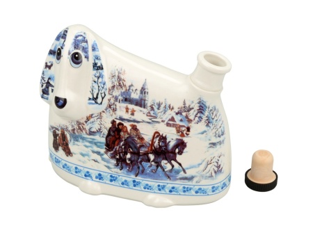 Штоф- собака Тройка, 500мл