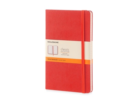 Записная книжка Moleskine Classic (в линейку) в твердой обложке, Large (13х21см), красный Записная книжка Moleskine Classic (в линейку) в твердой обложке, Large (13х21см), красный