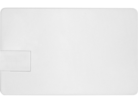 Флеш-карта USB 2.0 16 Gb в виде пластиковой карты Card, белый