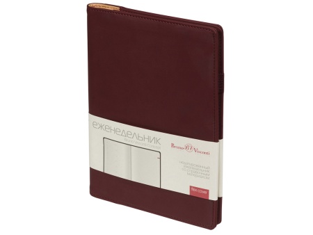 Еженедельник недатированный А5 Concept, бордовый Еженедельник недатированный А5 Concept, бордовый