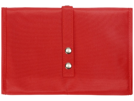 Несессер для путешествий со съемной косметичкой Flat, красный