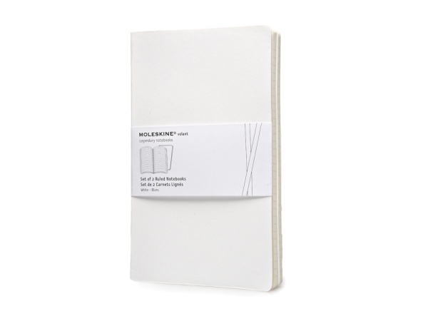 Записная книжка Moleskine Volant (в линейку, 2 шт.), Large (13х21см), белый Записная книжка Moleskine Volant (в линейку, 2 шт.), Large (13х21см), белый