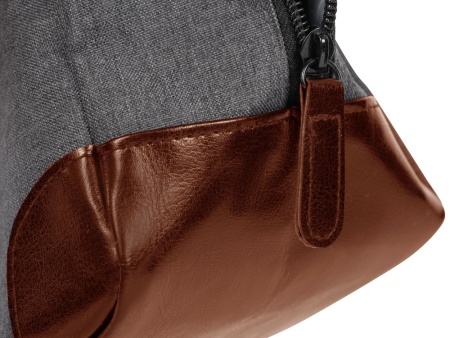 Несессер Fabrizio, серый/коричневый Несессер Fabrizio, серый/коричневый