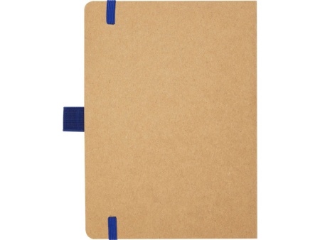 Блокнот Berk формата из переработанной бумаги, cиний
