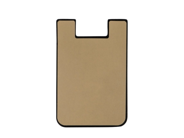 Картхолдер с креплением на телефон Gummy, черный Картхолдер с креплением на телефон Gummy, черный