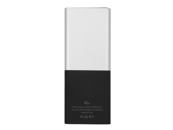 Внешний аккумулятор с подсветкой логотипа Quark, 6000 mAh