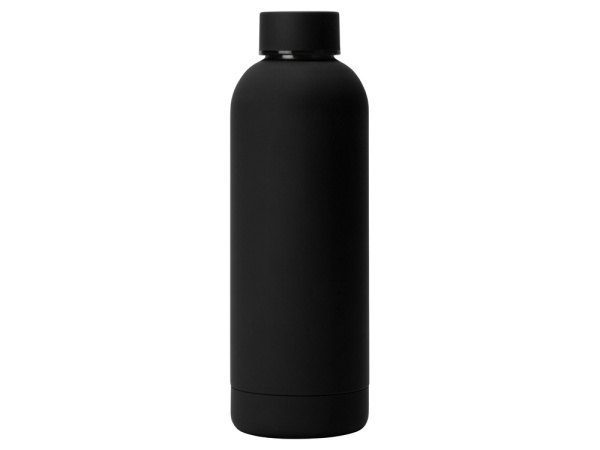 Вакуумная термобутылка Cask Waterline, soft touch, 500 мл, черный Вакуумная термобутылка Cask Waterline, soft touch, 500 мл, черный