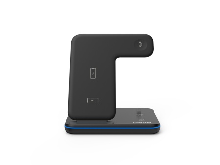 Беспроводное зарядное устройство для гаджетов 3-в-1 с технологией QI WS-302