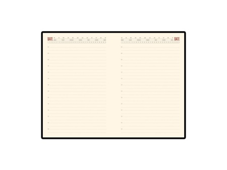 Ежедневник недатированный  А5 LONDON, черный Ежедневник недатированный  А5 LONDON, черный