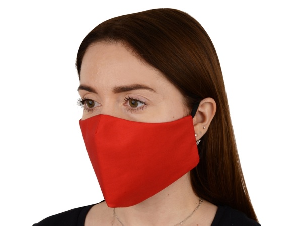 Маска для лица многоразовая, красный Маска для лица многоразовая, красный