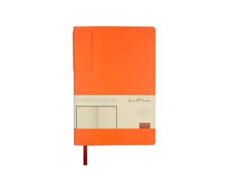 Ежедневник недатированный  А5 LONDON оранжевый Ежедневник недатированный  А5 LONDON оранжевый