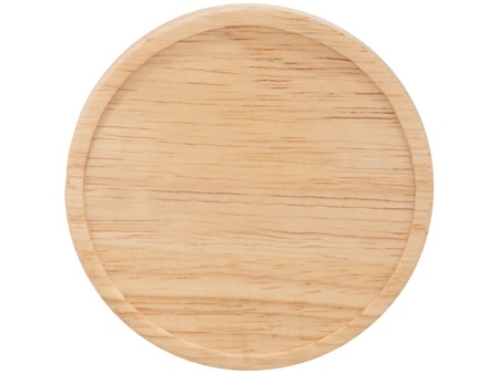 Керамическая чашка Hearth с деревянной крышкой-костером, черный/белый