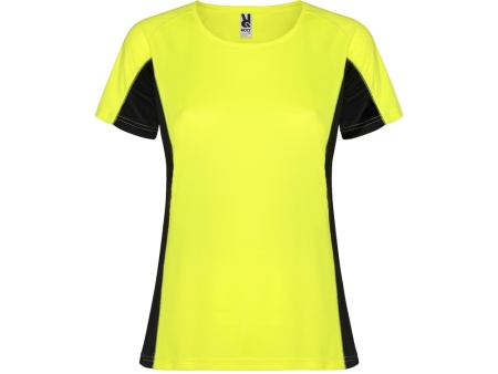 Футболка Shanghai женская, неоновый желтый/черный