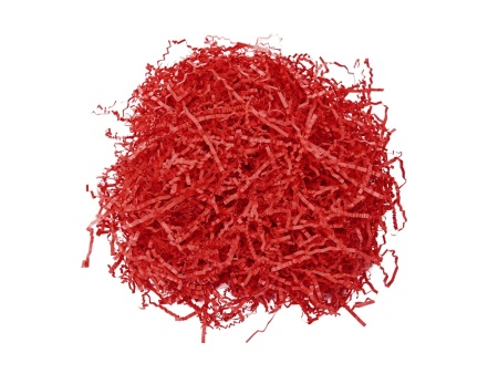 Бумажный наполнитель 30г, красный Бумажный наполнитель 30г, красный